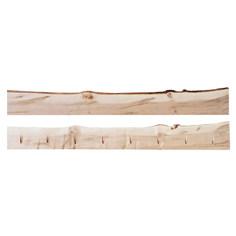Timber Link Slab - Rustic Maple - 1-1/2" Thick - Types:Rustic Maple Live Edge - Length:6&apos;